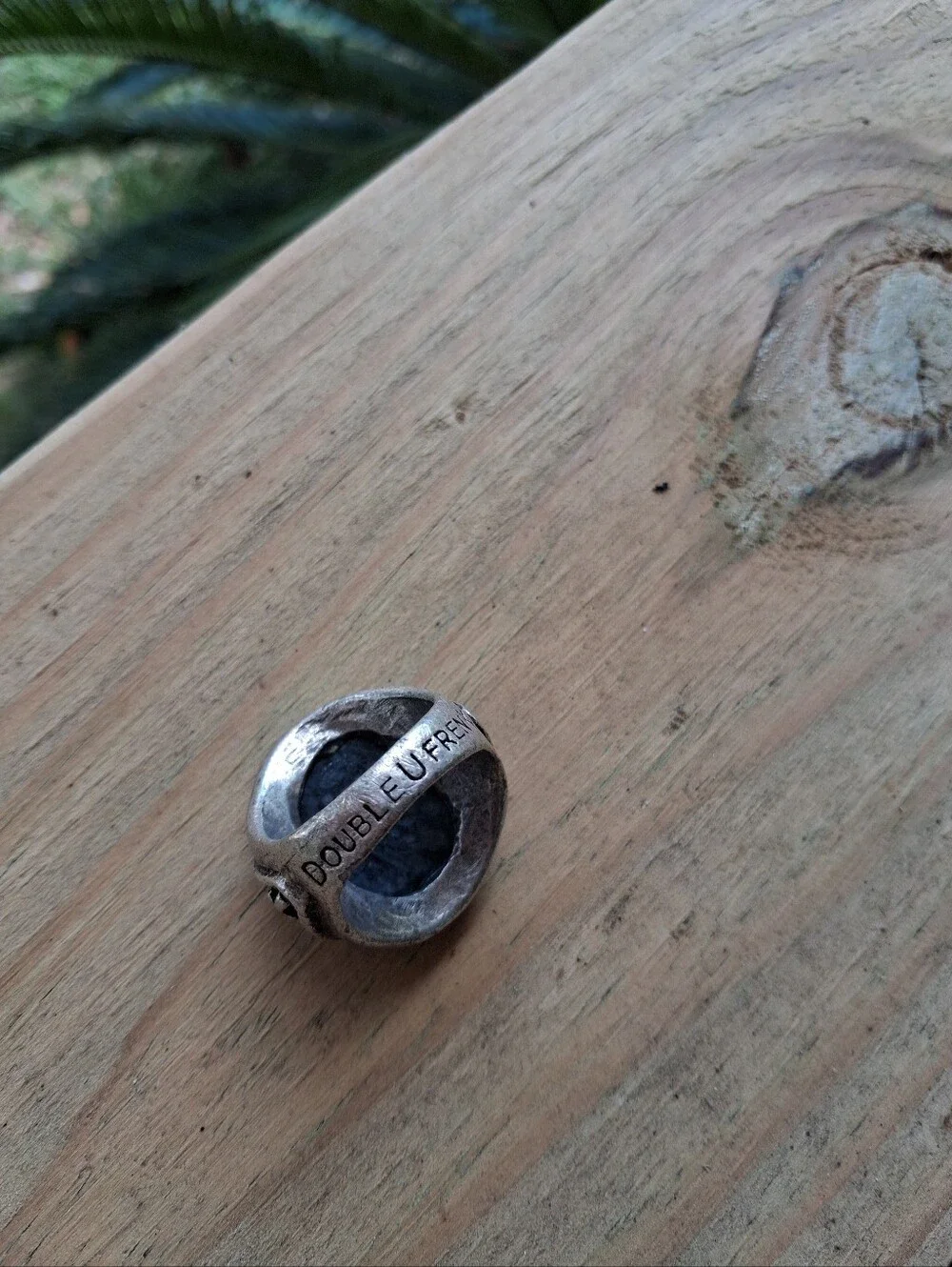 Double U Frenk men ring